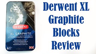 Derwent XL Graphite Blocks Review  6 Set  Theyre Water Soluble [upl. by Macilroy113]