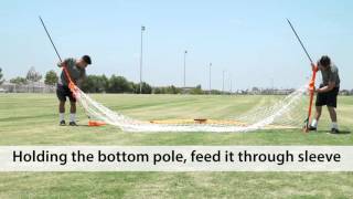 Bownet Soccer Goal 7x14 and 7X16 Set Up Video [upl. by Atnovart]