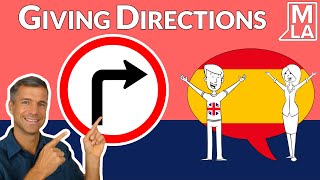 🇪🇦 Giving Directions in Spanish  Learn Spanish Vocabulary  Marcus´ Language Academy [upl. by Aneeram527]