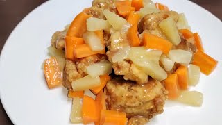 FISH IN PINEAPPLE SAUCE  FISH RECIPE [upl. by Clo]