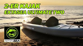 Aufblasbares Kajak ExtaSea Ultimate Two  VLog mit denkcampisch ​ [upl. by Erv83]