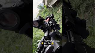 Test Shot MK18 Tokyo Marui airsoft justtoys hobby mk18 game shotinggame practice [upl. by Leinadnhoj]