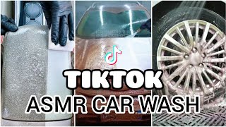 ASMR 🚿 Dirty Car Cleaning Detailing • Oddly Satisfying ♡ TIKTOK Compilation [upl. by Isborne]