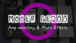 Mooer GE200  Гитарный Процессор [upl. by Emera]