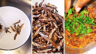 LETS COOK AN AFRICAN SUPERFOOD  OMENA MUKENE DAGAA SARDINES [upl. by Pebrook]