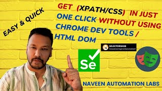 Get Your Page Element Locator XPathCSS In Just One Click Without Using ChromeDevToolsHTML DOM [upl. by Stier]