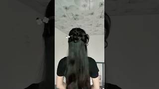 How to tie your hair in a bun with a pretty brooch hairstyle tips trending [upl. by Anetsirhc]