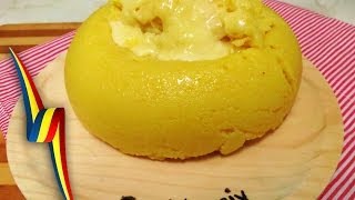 Polenta con Patatas y Queso Mămăligă cu Cartofi si Brânză  Receta Rumana  Video 58 [upl. by Hezekiah590]