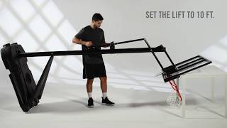 Pro Tips How to Assemble a Spalding Basketball Hoop System [upl. by Nylitak]