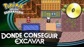 💥 Cómo conseguir EXCAVAR en POKÉMON ESMERALDA 💥 [upl. by Introk]