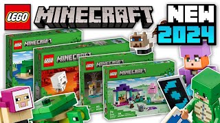 LEGO Minecraft 2024 Sets OFFICIALLY Revealed [upl. by Adnilram]