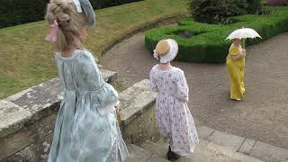 Historical Dress Picnic at Seaton Delaval Hall amp Promenade in the gardens [upl. by Yznel576]