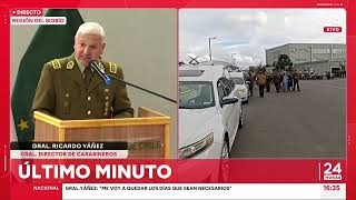 El emotivo discurso del general Yáñez en responso de carabineros [upl. by Endres]