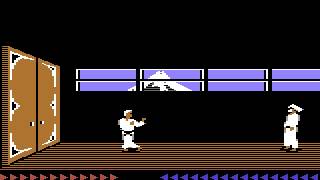 Karateka Longplay C64 50 FPS [upl. by Nawor]