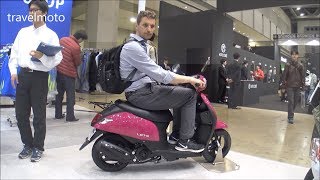 The 2018 Suzuki lets 50cc scooter  tall rider 190cm 62ft [upl. by Ramedlav]