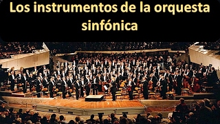 🎻🎷Los instrumentos de la orquesta sinfónica Ejemplos de sonidos🎺🎻 [upl. by Nakasuji]