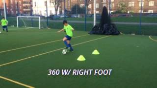 Football Skills 18  The 360 Spin [upl. by Salter]