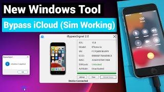 NEW Update iCloud Tool Bypass Windows With SignalSim on iOS 17161512 iPhoneiPad iBypass Signal [upl. by Lorilee502]