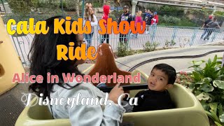 Cala Kids Ride Alice in Wonderland at Disneyland [upl. by Olpe]