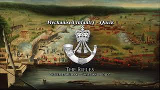 Mechanised Infantry  Quick March Of The Rifles [upl. by Neehs]