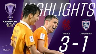 HIGHLIGHTS GWANGJU FC KOR 31 JOHOR DARUL TAZIM MAS  AFC Champions League ELITE  221024 [upl. by Dionis]