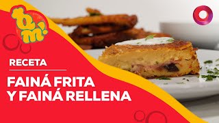 RECETA de FAINÁ FRITA y FAINÁ RELLENA  QuéMañana [upl. by Sabrina]