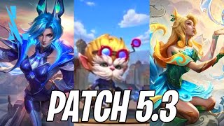 WILD RIFT New Upcoming Skins And Champions ON PATCH 53 FIRST LOOK  LEAGUE OF LEGENDS WILD RIFT [upl. by Smail]