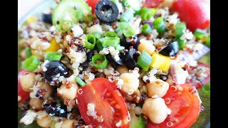 Salata de quinoa Salata de vara [upl. by Ahsyen]