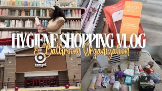 Come HYGIENE SHOPPING with me  organizing my bathroom  hygiene haul must haves  tips amp more [upl. by Aicnom]