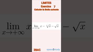 Exercice 7 Limites 2BAC Maths [upl. by Scandura]