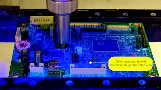 How to Eliminate Conformal Coating Wicking in Connectors amp Keepout Areas ConformalCoatings PCB [upl. by Ilarrold]