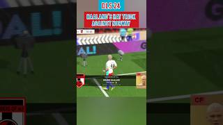 HATTRICK HERO Erling Haaland Destroys Norway DLS 24 Gameplay shorts [upl. by Enorahs]