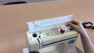 How to thread your bobbin with a Janome Sewing Machine [upl. by Ardnahcal]