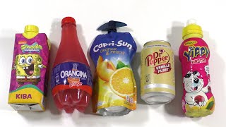 SpongeBob KIBA Capri Sun Orange Peach Orangina Rouge Dr Pepper Vanilla Float Rauch Yippy Cherry [upl. by Kucik]