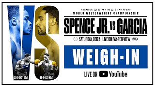 Errol Spence Jr vs Danny Garcia Official Weighin  SpenceGarcia [upl. by Ahsenrad]