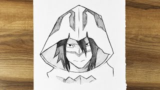 How To Draw Suneater Tamaki Amajiki from My Hero Academia step by step [upl. by Riegel]