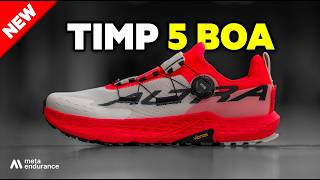 ALTRA TIMP 5 BOA PREVIEW  THE RUNNING EVENT 2024 [upl. by Aronas]