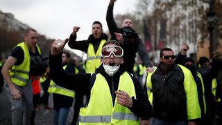 Sarı Yeleklilerin protestosu Fransız ekonomisini vurdu [upl. by Theodor]