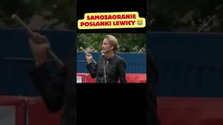 Samozaoranie posłanki Lewicy D polityka polskapolityka humor viral lewica konfederacja [upl. by Perrins]