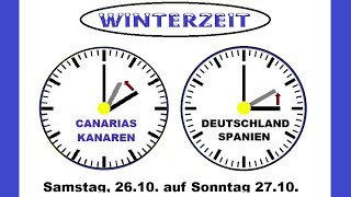 Canarias aktuell 261024 Zeitumstellung Wissenswertes 🕑 Etliche Antworten die Zeiten und Tipps [upl. by Sherourd804]