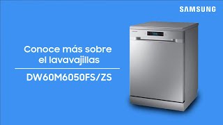 Conoce más sobre el lavavajillas Samsung DW60M6050FSZS [upl. by Clite]