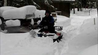 My homemade snowblower [upl. by Valina]