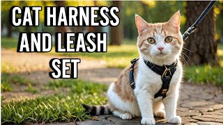 Ultimate Cat Walking Gear  Cat Leash and Harness for Adventure [upl. by Newnorb787]