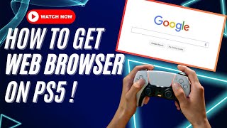 How To Get PS5 Web Browser [upl. by Bonnette]