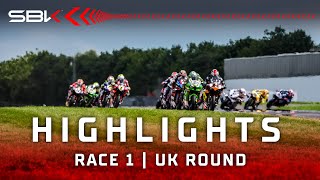 FULL HIGHLIGHTS Race 1 at Donington Park 🌳  2024 UKWorldSBK 🇬🇧 [upl. by Germaine556]