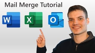 How to Mail Merge in Word Excel amp Outlook [upl. by Silyhp854]