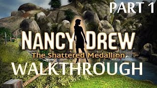 Nancy Drew The Shattered Medallion Walkthrough part 1 [upl. by Anelrats]