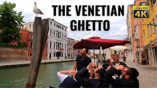 The Venetian Ghetto and CANNAREGIO distric walking tour in 4k Italy [upl. by Obocaj]