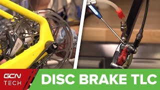 How To Care For Your Disc Brakes  Road Bike Maintenance [upl. by Eliak]