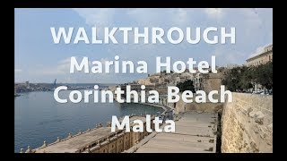 Marina Hotel Corinthia Beach Malta  What its really like [upl. by Aurelio]